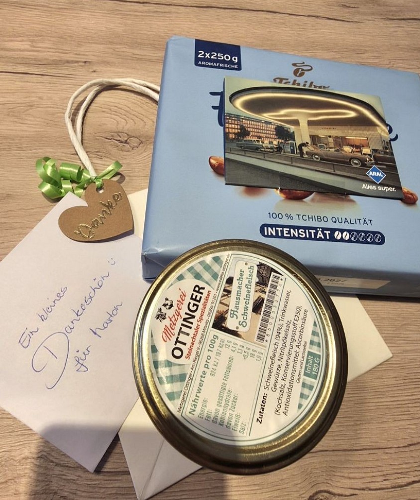 Vielen Dank für die Wertschätzung unserer Arbeit!